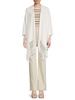 Tassel Cashmere Blend Ruana