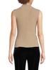 Ribbed Mockneck Top