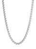 Sterling Silver Round Box Chain Necklace