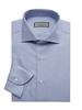 Houndstooth Cutaway Collar Dress Shirt