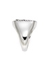 Sterling Silver & Black Spinel Snake Ring