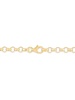14K Yellow Gold Snake Coin Lariat Necklace