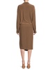 Sarong Midi Shirt Dress