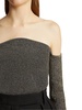 Maria Glittery Off-The-Shoulder Sweater Top