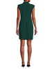 Ruched Sleeveless Mini Blazer Dress