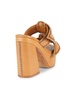 119MM Knot Strap Leather Sandals