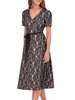 Lace A-Line Midi Dress