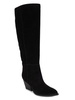 Challi Riding Heel Suede Mid-Calf Boots