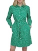 Long Sleeve Collared Mini Shirtdress
