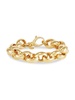 14K Goldplated Sterling Silver Oval Link Bracelet