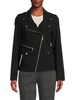 Zip Up Moto Jacket