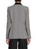 Glen Plaid Double Breasted Blazer