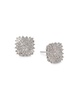 14K White Gold & 1.00 TCW Diamond Stud Earrings