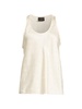 Logo Textured Racerback Top