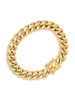 18K Goldplated Cuban Link Chain Bracelet