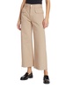 Taylor High-Rise Front-Pocket Cropped Wide-Leg Jeans