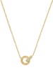 14K Yellow Gold & 0.07 TCW Diamond Necklace