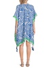 Summer Breeze Abstract Print Cover-Up Kimono