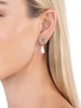 Luxe Collection 18K Goldplated, 8MM Shell Pearl & Cubic Zirconia Drop Earrings