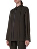 Silk Crepe Tunic Blouse