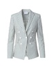 Seersucker Striped Cotton-Blend Blazer