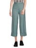 Wool Blend Cropped Pants