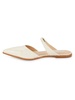 Croc Embossed Leather Strappy Mules