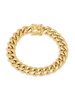 18K Goldplated Cuban Link Chain Bracelet