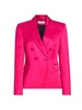 Chelsea Double-Breasted Satin Blazer
