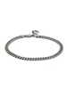 Black Rhodium Plated Sterling Silver Miami Cuban Link Chain Bracelet