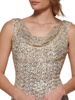Sequin Cowlneck Gown
