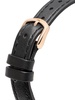28MM Run Away Stainless Steel, Ion-Plated Rose Gold, Leather & 0.14 TCW Diamond Quartz Watch