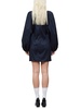 Ava Puff-Sleeve Taffeta Minidress