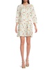 100% Linen Puff-Sleeve Minidress