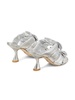 Sofia Xcurve 85MM Metallic Leather Sandals