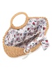 Scarf Handle Woven Tote