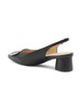Gert 51MM Faux Leather Slingback Pumps