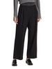 Tuxedo Wide-Leg Wool Trousers