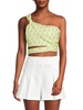 Oak Print Crop Top