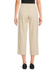 Tapered Flat Front Cropped Pants