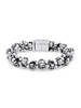 Stainless Steel Skull Link Bracelet