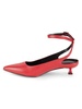 Miracle 40MM Leather Kitten Pumps