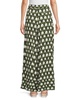 Pinon Perla Print Pleated Wide Leg Pants
