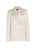 Hattson Satin Double-Breasted Blazer