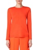 Fine Gauge Cashmere-Silk Sweater