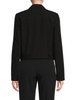 Solid Notch Collar Blazer