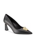 La Medusa 64MM Spool Heel Leather Pumps