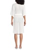 Summer Breeze Sheer V Neck Cover-Up Dress