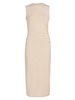 Stretch Jersey Sleeveless Midi-Dress