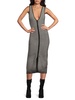 Adeline Chevron Knit Bodycon Midi Dress